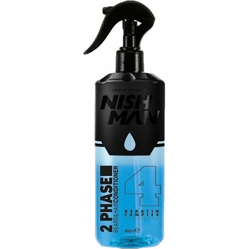 NishMan 2phase Keratin Complex Hair and Beard Conditioner 400 ml
