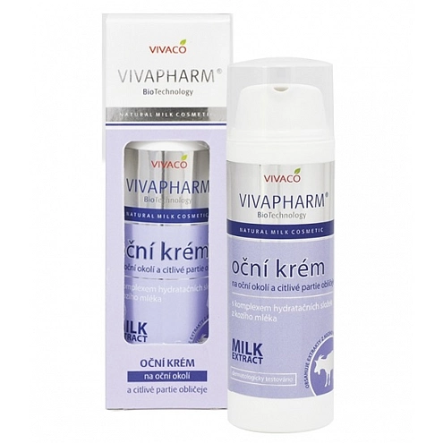 VIVACO Oční krém s kozím mlékem VIVAPHARM 50 ml