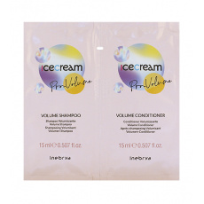 Inebrya Ice Cream Pro-Volume Volume Shampoo 15 ml + Volume Conditioner 15 ml
