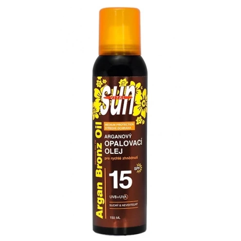 VIVACO Suchý opalovací olej s BIO arganovým olejem SPF 15 SUN VITAL 150 ml VIVACO Suchý opalovací olej s BIO arganovým olejem SPF 15 SUN VITAL 150 ml