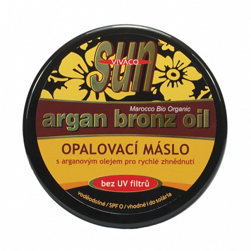 VIVACO Opalovací máslo s BIO arganovým olejem SPF 0 SUN VITAL 200 ml VIVACO Opalovací máslo s BIO arganovým olejem SPF 0 SUN VITAL 200 ml