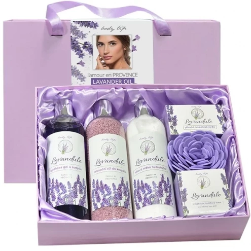 VIVACO Velký dárkový box kosmetiky s levandulovým olejem VIVACO Velký dárkový box kosmetiky s levandulovým olejem