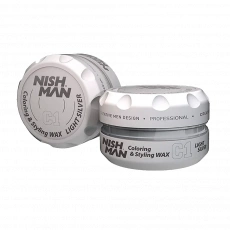 Nishman Coloring Wax C1 Light Silver 100 ml