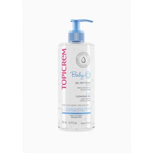 Topicrem BABY 2 in 1 Cleansing Gel 500 ml Topicrem BABY 2 in 1 Cleansing Gel 500 ml