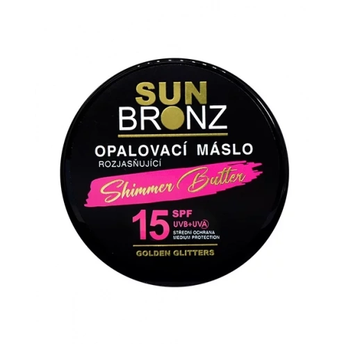 VIVACO Opalovací máslo s rozjasňujícími glitry SPF 15 SUNBRONZ 100 ml VIVACO Opalovací máslo s rozjasňujícími glitry SPF 15 SUNBRONZ 100 ml