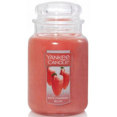 Yankee Candle Large Jar White Strawberry Bell 623g