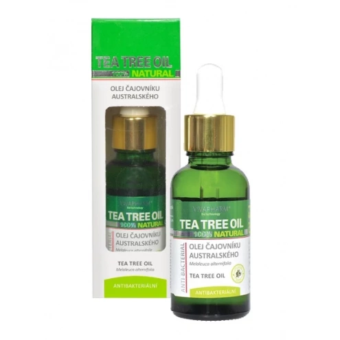 VIVACO 100% Přírodní olej Tea Tree Oil s pipetou 30 ml VIVACO 100% Přírodní olej Tea Tree Oil s pipetou 30 ml