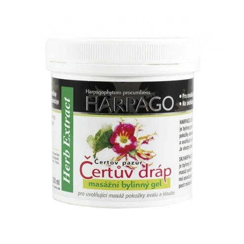 VIVACO Masážní gel Čertův dráp HERB EXTRACT 250 ml VIVACO Masážní gel Čertův dráp HERB EXTRACT 250 ml