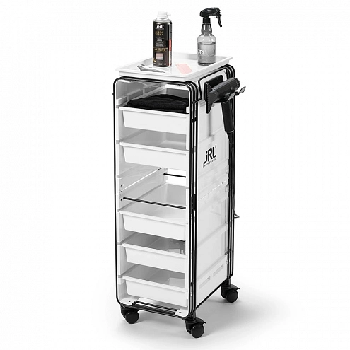 JRL Barber Trolley White JRL Barber Trolley White