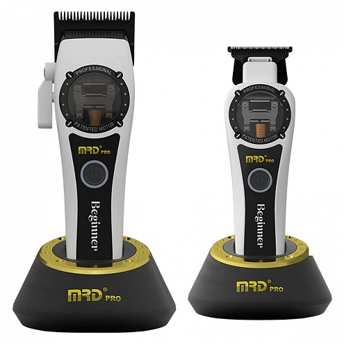 MRD PRO Vector Clipper & Trimmer Combo Set White MRD PRO Vector Clipper & Trimmer Combo Set White