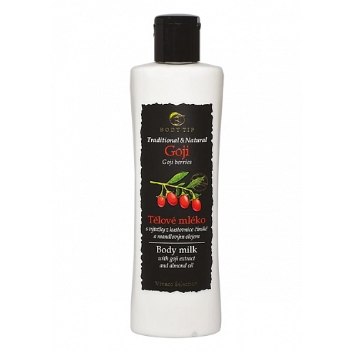 VIVACO Tělové mléko Goji BODY TIP 200 ml