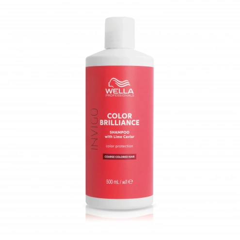 Wella Professionals Invigo Color Brilliance Color Protection Shampoo Coarse 500 ml NEW Wella Professionals Invigo Color Brilliance Color Protection Shampoo Coarse 500 ml NEW