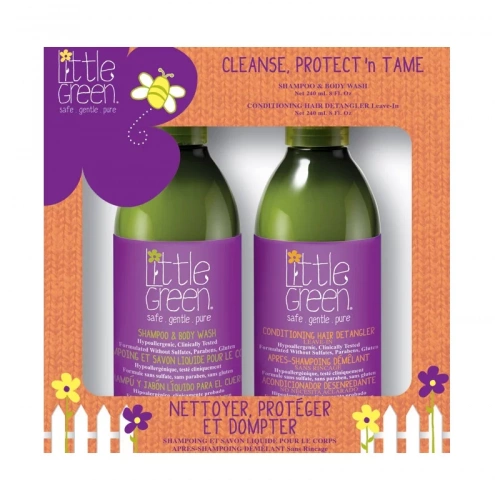 Little Green KIDS Cleanse, Protect 'n Tame Box Little Green KIDS Cleanse, Protect 'n Tame Box