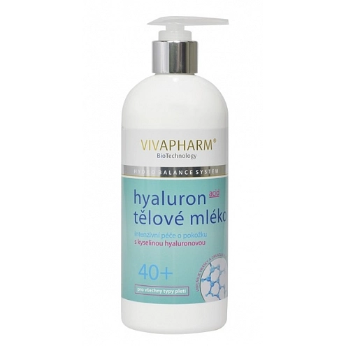 VIVACO Tělové mléko s kyselinou hyaluronovou VIVAPHARM 400 ml