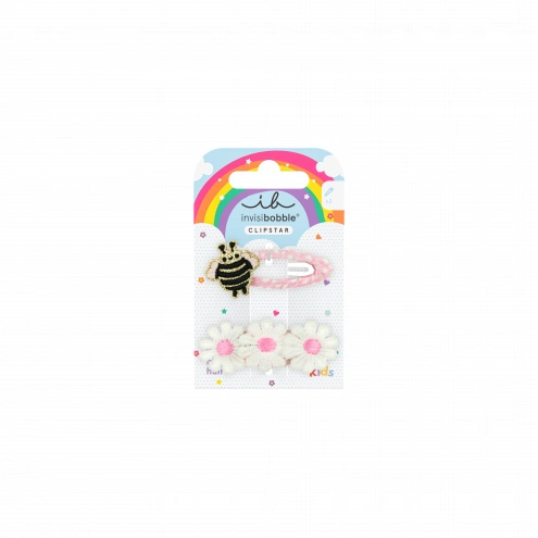 Invisibobble Snap Clip Kids Happy Spring Bee 2 ks