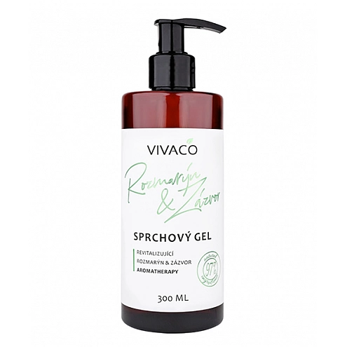 VIVACO Sprchový gel Rozmarýn a Zázvor 300 ml VIVACO Sprchový gel Rozmarýn a Zázvor 300 ml