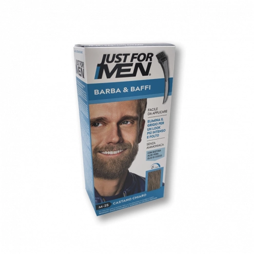 Just For Men Hair Mustache And Beard M-25 LIGHT BROWN Just For Men Hair Mustache And Beard M-25 LIGHT BROWN