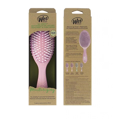 Wet Brush Go Green Treatment & Shine Brush Watermelon