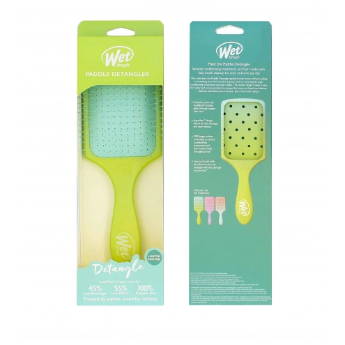 Wet Brush Paddle Detangler Feel Good Ombre - Green/Blue