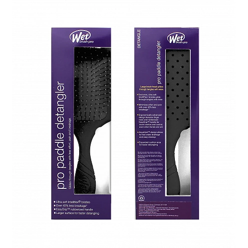Wet Brush Pro Paddle Detangler Black