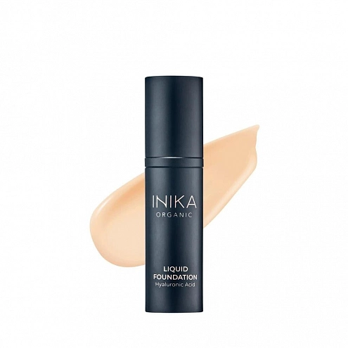 Inika Organic Liquid Foundation With Hyaluronic Acid Liquid Make-Up Cream 30 ml