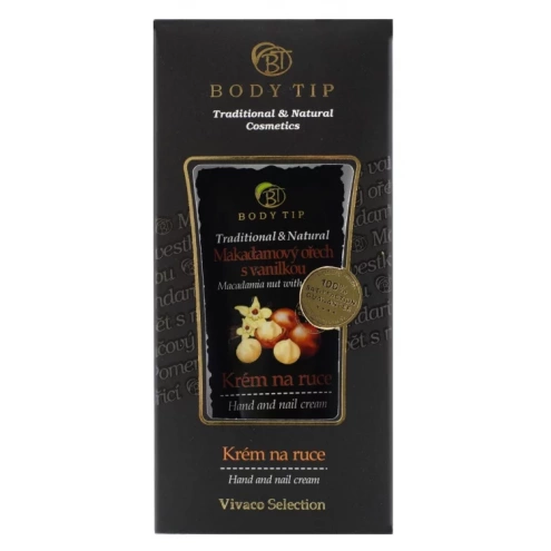 VIVACO Krém na ruce Makadamový ořech s vanilkou BODY TIP 75 ml