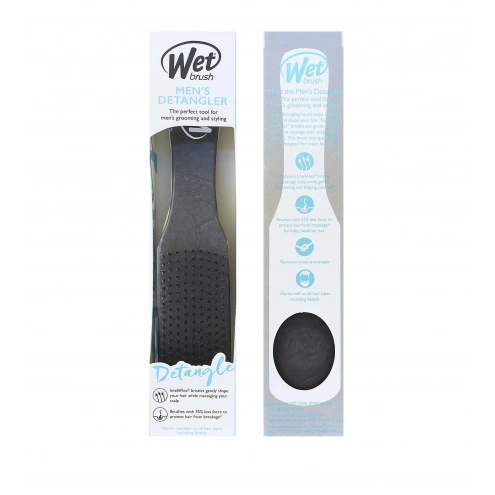 Wet Brush Men's Detangler - Black Leather Wet Brush Men's Detangler - Black Leather