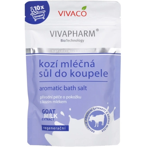 VIVACO Sůl do koupele s kozím mlékem VIVAPHARM 300 g