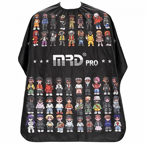 MRD PRO Professional Cutting Cape Black MRD PRO Professional Cutting Cape Black