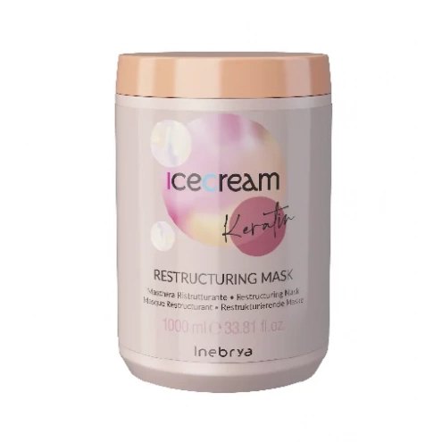 Inebrya Ice Cream Keratin Restructuring Mask 1000 ml Inebrya Ice Cream Keratin Restructuring Mask 1000 ml