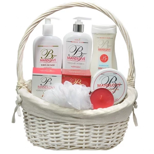 VIVACO Velký dárkový koš kosmetiky s mandlovým olejem VIVACO Velký dárkový koš kosmetiky s mandlovým olejem