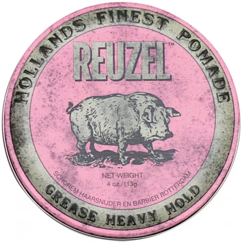 REUZEL Styling Pink Pomade Grease Heavy Hold 113g REUZEL Styling Pink Pomade Grease Heavy Hold 113g
