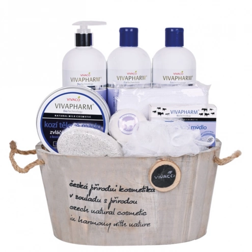 VIVACO Dárkové balení kosmetiky s kozím mlékem