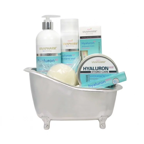 VIVACO Dárková vanička kosmetiky s kyselinou hyaluronovou