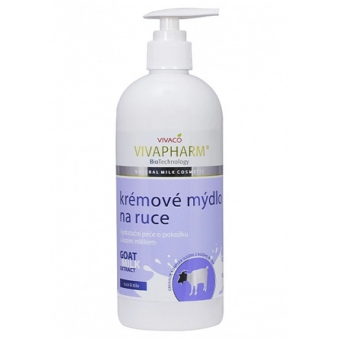 VIVACO VIVAPHARM Kozí krémové mýdlo na ruce 400 ml