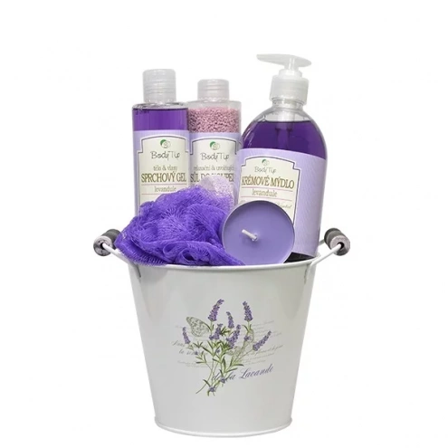 VIVACO Stylové balení levandulové kosmetiky VIVACO Stylové balení levandulové kosmetiky