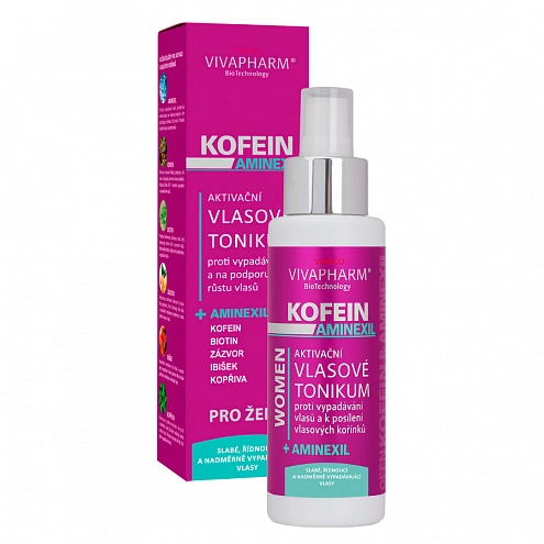 VIVACO Aktivační vlasové tonikum pro ženy KOFEIN +AMINEXIL 100 ml VIVACO Aktivační vlasové tonikum pro ženy KOFEIN +AMINEXIL 100 ml