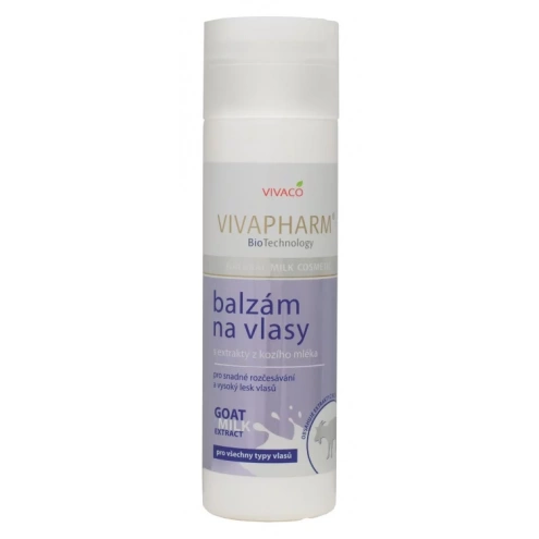 VIVACO Balzám na vlasy s kozím mlékem VIVAPHARM 200ml VIVACO Balzám na vlasy s kozím mlékem VIVAPHARM 200ml