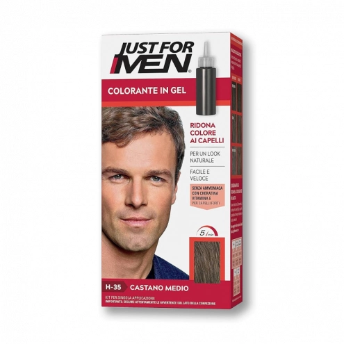 Just For Men Men's Hair Color H-35 Medium Brown Just For Men Men's Hair Color H-35 Medium Brown