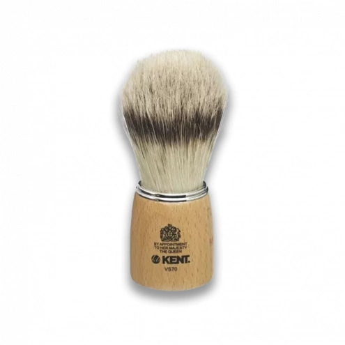 Kent Large Wooden Shaving Brush Badger Effect Kent Large Wooden Shaving Brush Badger Effect