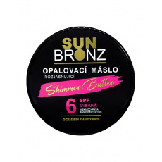 VIVACO Opalovací máslo s rozjasňujícími glitry SPF 6 SUNBRONZ 100 ml