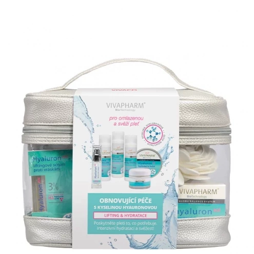 VIVACO Luxusní dámská etue kosmetiky s kyselinou hyaluronovou