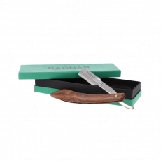 Ragnar Folding Shavette Razor with Wooden Handle