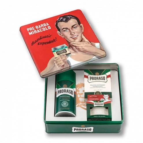 Proraso Gino Gift Box Shaving Cream, After Shave Cream and After Shave Balm Proraso Gino Gift Box Shaving Cream, After Shave Cream and After Shave Balm