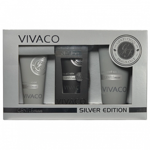 VIVACO Dárková kazeta pánské kosmetiky GENTLEMAN SILVER