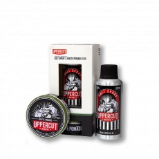 Uppercut Deluxe Gift Set Matte Pomade + Salt Spray