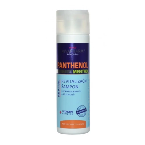 VIVACO Revitalizační šampon s panthenolem a mentholem VIVAPHARM 200ml VIVACO Revitalizační šampon s panthenolem a mentholem VIVAPHARM 200ml