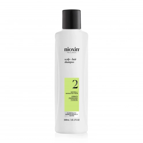 Nioxin Scalp + Hair Shampoo System 2 300 ml Nioxin Scalp + Hair Shampoo System 2 300 ml