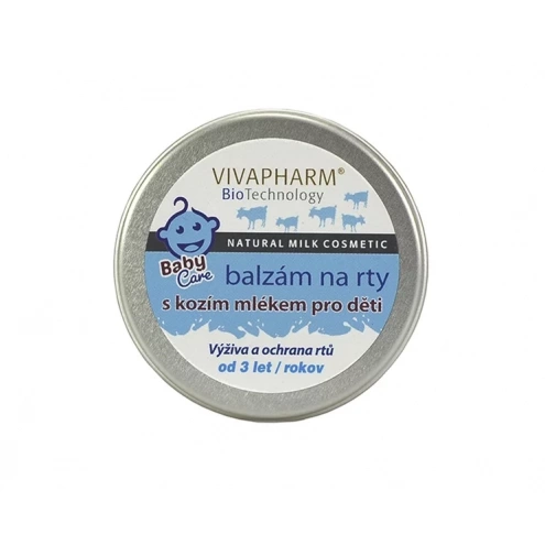 VIVACO Balzám na rty s kozím mlékem pro děti VIVAPHARM 25 g VIVACO Balzám na rty s kozím mlékem pro děti VIVAPHARM 25 g