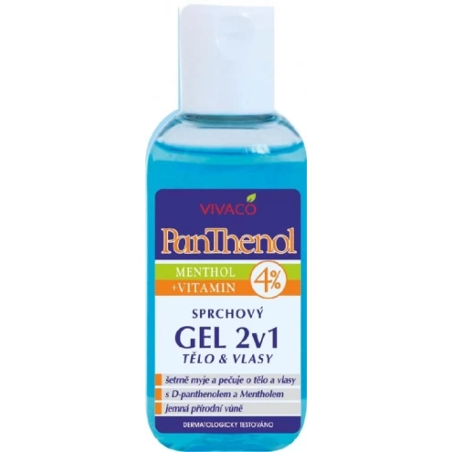 VIVACO Sprchový gel 2v1 PANTHENOL 50 ml VIVACO Sprchový gel 2v1 PANTHENOL 50 ml